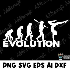Evolution , Gymnastics Svg, Gymnastics png, gymnast svg, gymnastics mom svg, dance svg, gymnastics, sports svg