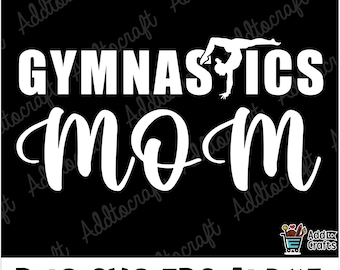 Gymnastiek moeder SVG PNG: grafische sportontwerpen (digitale download)