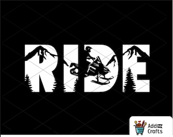 Ride sneeuwscooter Svg, sneeuwscooter Clipart, wintersport Svg, sneeuwscooter svg, png
