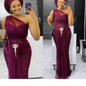African lace dress, lace design, African wear, African clothing, African fashion, women styles, Elegant wear, Nigerian clothing