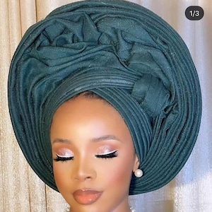 Aso oke auto gele, African hat, bridal head gear, wedding guest head wrap designs, Aso oke clothing, Aso oke fabric, Aso oke design