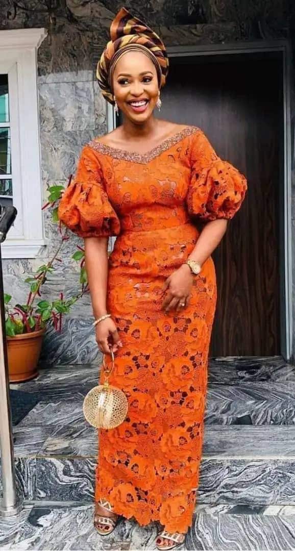 gold african lace dress Tan Gold African Lace Corset Dress