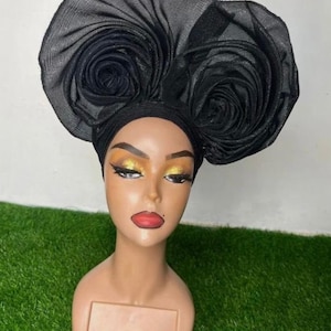 Aso oke auto gele, African hat, bridal heda gear, wedding guest head wrap designs, Aso oke clothing, Aso oke fabric, Aso oke design