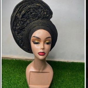 Aso oke hat/cap,African hat, bridal heda gear, wedding guest head wrap designs, Aso oke clothing, Aso oke fabric, Aso oke design