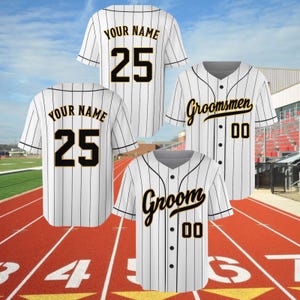 Groom & Groomsmen Jersey Shirts Custom Names And Numbers Jersey,Groomsmen Proposal,Bachelor Party Groomsmen Jersey,Best Man,Groom Shirts W15