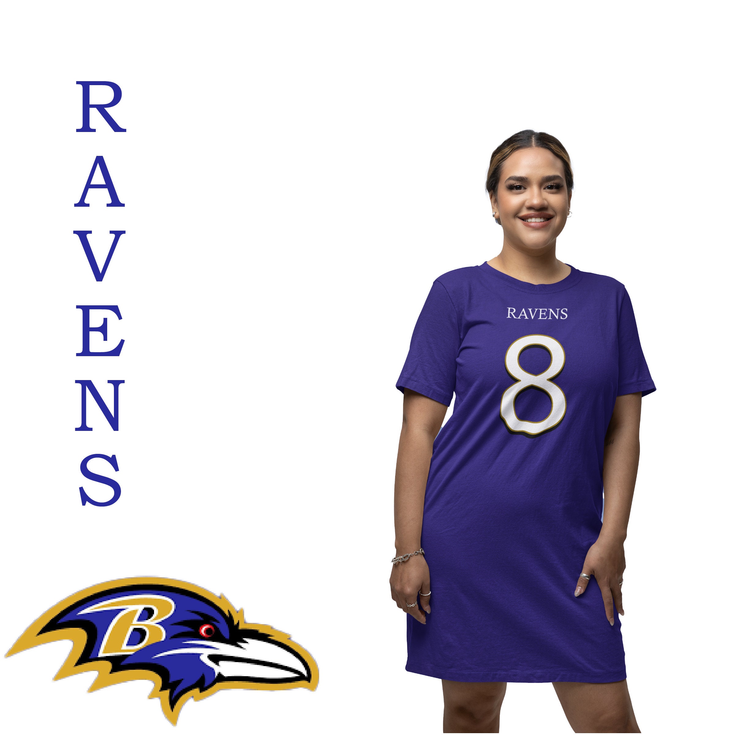 Ravens Jersey Dress - Etsy