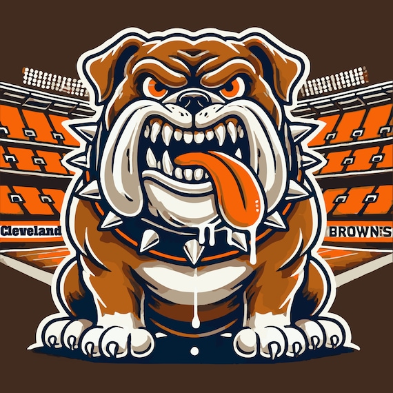 Cleveland Bulldogg T shirt Browns Stadium Tee Dog Lover Gift Football Fan Shirt Sports Apparel Graphic Tee Etsy