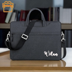 Sacoche personnalisée pour ordinateur portable, housse personnalisée pour ordinateur portable, sacoche de voyage pour ordinateur, logo ou design personnalisé pour ordinateur portable, meilleur cadeau de fête des pères et des mères