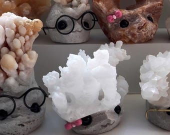Crystal Groot – Stalactite Specimen Crystal Buddy – Cute Crystal Decor Gift for Her Gift for Him – Desk Buddy – Crystal Figurine