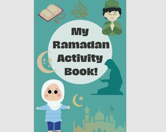 Ramadan Activity Book Printable, Eid Activity Book, Ramadan Printable, Ramadan Activities, Eid for Kids, Ramadan Colouring. PDF - 45 pages