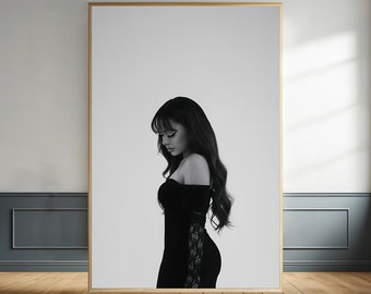 Affiche de film Ayliva Music - Poster en toile - Décoration de chambre - Art mural - Poster cadeau - Décoration d'intérieur - Impression de film - Sans cadre