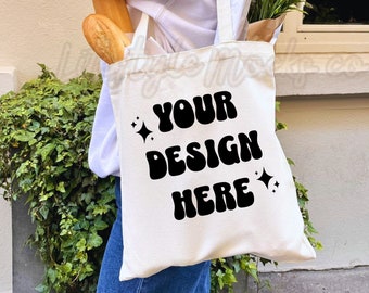 Tote Bag Mockup | Natural Tote Mockup | Summer Tote Mockup | Canvas Tote Bag Mockup