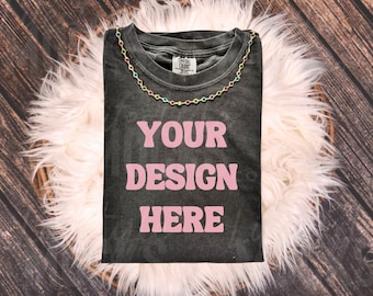 Comfort colors pepper mockup pepper comfort colors mockup flat lay mockup comfort colors 1717 mockup, unisex mockup