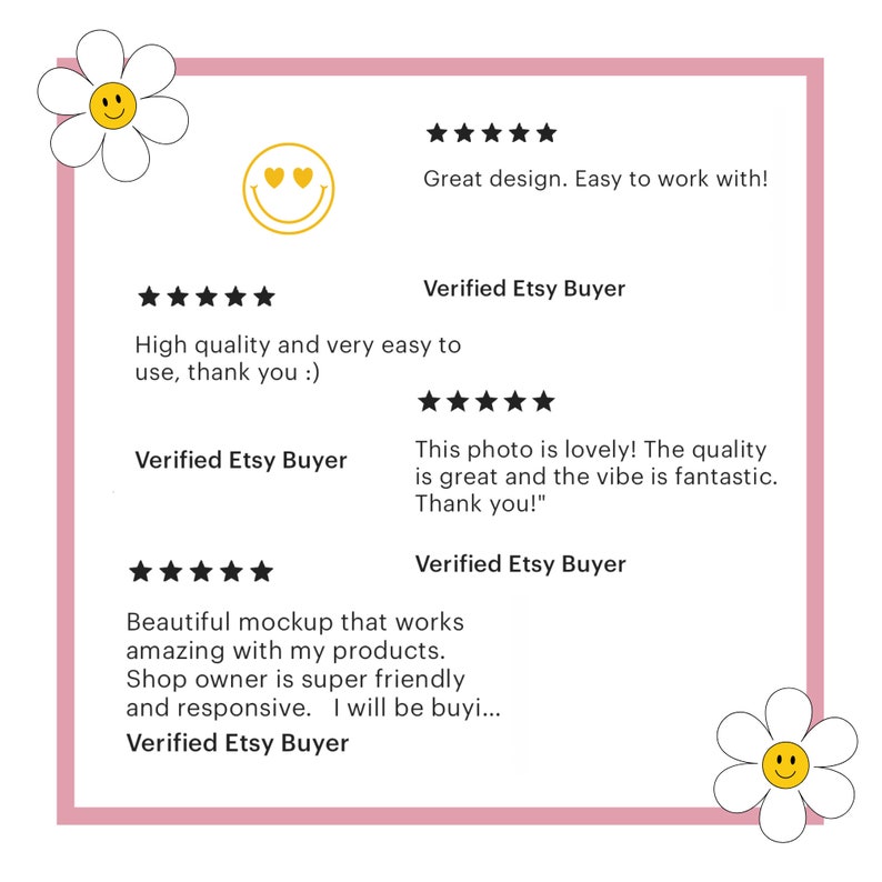 Op de afbeelding: Vijf sterren beoordelingen voor een digitaal product. De beoordelingen benadrukken de hoge kwaliteit, het gebruiksgemak en het mooie ontwerp van het product. De beoordelingen vermelden ook de vriendelijke en responsieve klantenservice van de verkoper.