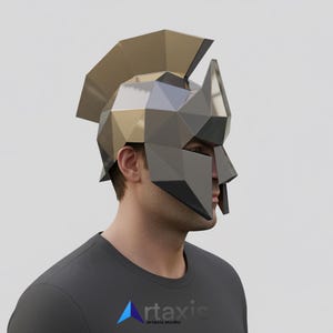 3D-utskrivbar Halloween-rävmask: DIY lågpoly Pepakura-pappersmall för kostymer