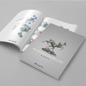 Polygonal Gazelle Metal Sculpture: DIY 3D Model (PDF, DXF) image 8