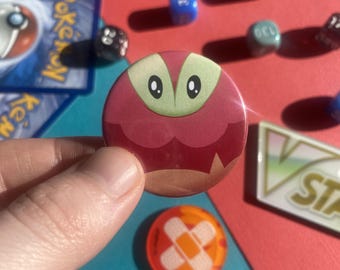 Applin Pin Badge, Applin Pin, Applin Button, Applin Badge, Gifts for Gamers, Pin Badge Applin, Galar, Appletun, Dipplin, Flapple, Hydrapple