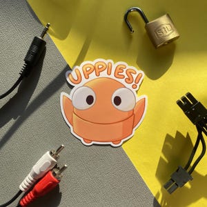 Adesivo gioco Robot Uppies REPO, Adesivo gioco REPO, Merch gioco REPO, Adesivo robot Repo, Adesivi R.E.P.O, Gioco R.E.P.O, R.E.P.O. Merchandising del gioco