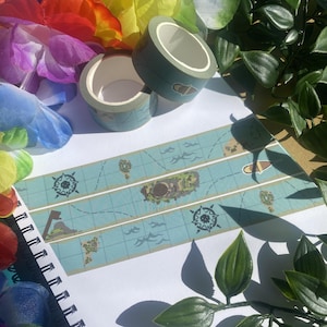 Sea of Thieves Washi Tape, Sea of Thieves Washi Tape, Sea of Thieves Washi Tape, Piraten Karte Washi Tape, Piraten Washi Tape
