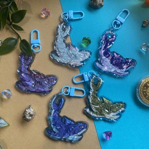 Megalodon Gacha Charms Sea of Thieves Inspired Mystery Keychains, Sea of Thieves Collectibles, Sea of Thieves Gift, Sea of Thieves Megalodon