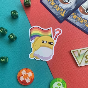 Adesivo Gay Tatsugiri, Adesivo in vinile, Adesivi Tatsugiri, Regali per giocatori, Tatsugiri elastico, Adesivo gay