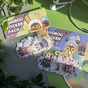 Zenless Zone Zero Bangboo Sticker Packs, 32 Vinyl Stickers, Zenless Zone Zero Stickers, Gifts for Gamers, Bangboo Sticker, ZZZ Stickers