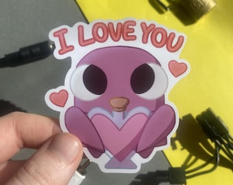 REPO Game Robot I Love You Sticker, REPO Game Sticker, REPO I Love, Repo Bot Sticker, R.E.P.O Stickers, R.E.P.O Game, Repo I love meme