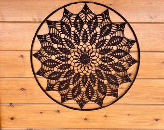 crochet mandala 50 cm diameter