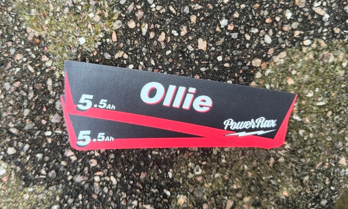 Personalised Power Tool Battery Stickers Compatible With Milwaukee 18V ...