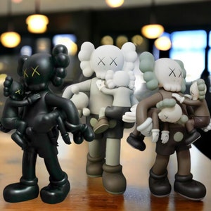 Inspired by KAWS - Rare "Kaws Clean Slate" Figure - Unique Living Room Decor - Hypebeast Statue - Artistic Collection Piece
