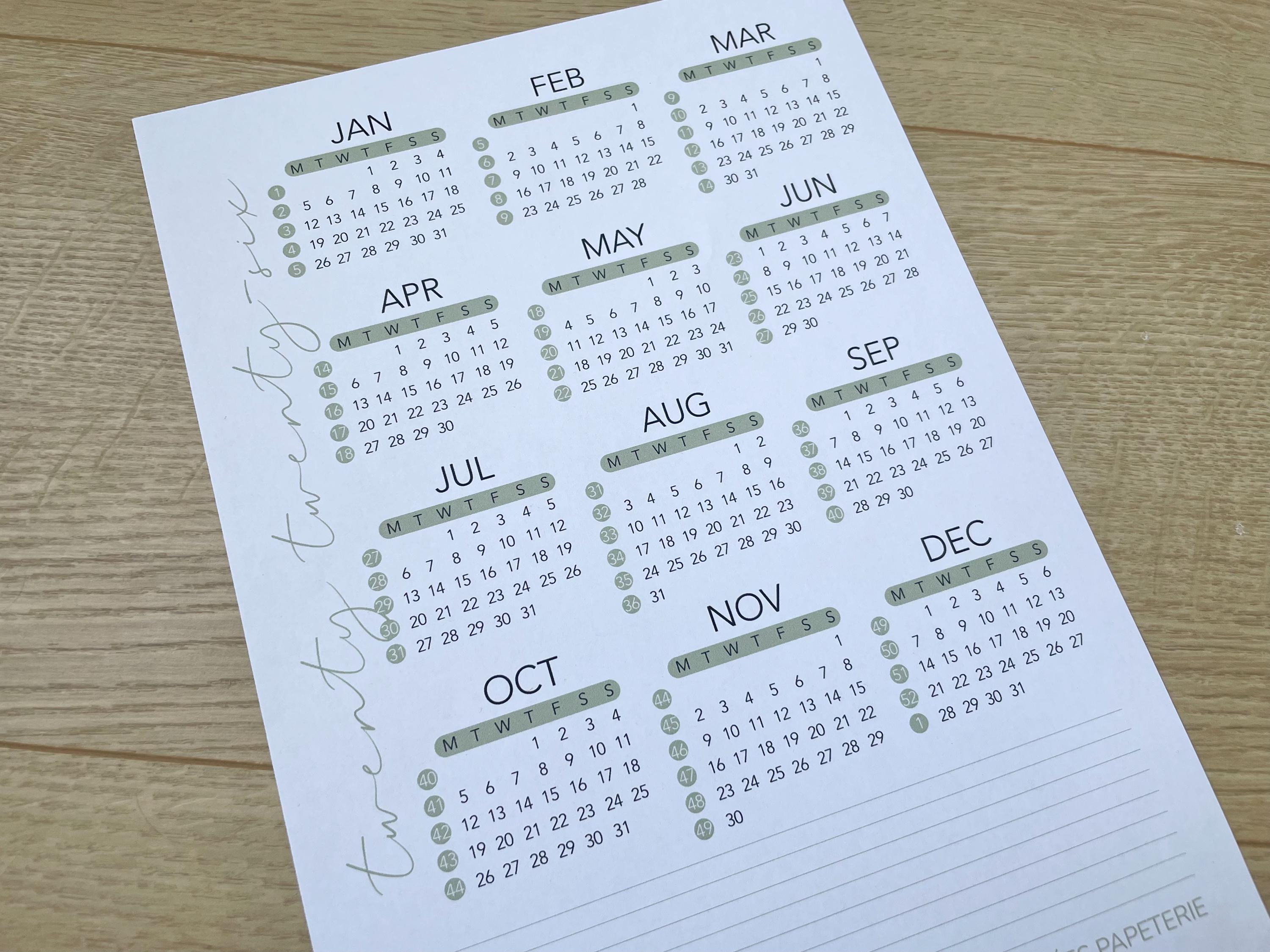 Pflanze kalender - Etsy.de