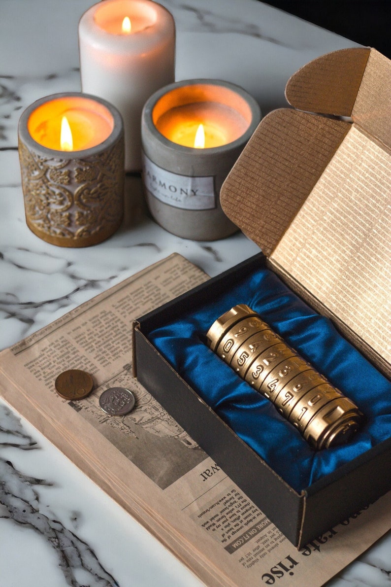 Puzzle Box Personalized Cryptex Custom 3D Money Safe Keepsake With ...