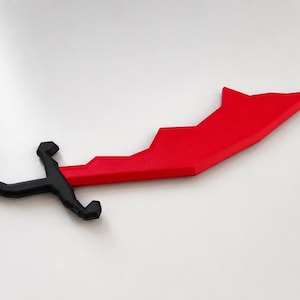 OSRS Dragon Scimitar Replica | Old School RuneScape Inspired Sword | Gamer Gift | RuneScape Cosplay Prop