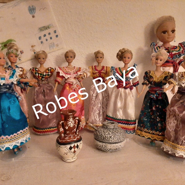 Kabyle-Kleider für Barbie-Puppen