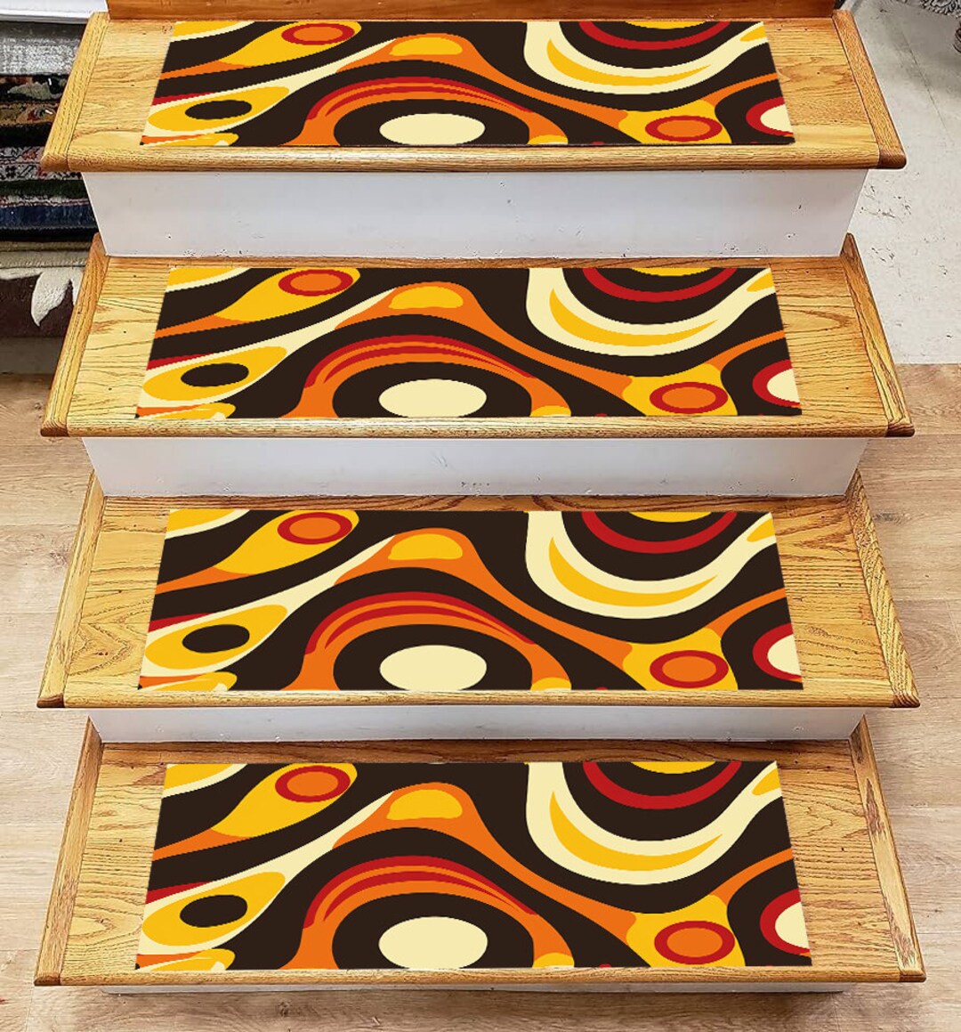 Stair Treads Rug Shining Stair Rug, Pattern Rug, Modern Rugs ...