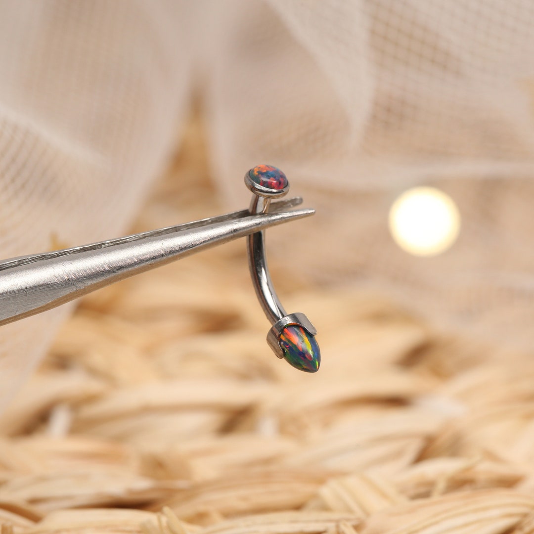 50pcs/lot 14G G23 Solid Titanium Straight Barbell Ring Bar Post Only No Ends In - Foto 6