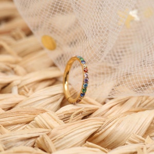 20G 18G 16G Nose Hoop Mix Color CZ /Nose ring /316L Surgical Steel /  Hinged Seamless Earrings / Clicker Hoop Piercing Rings / 6 8 10 12mm