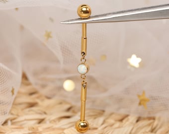 Industrial Piercing Jewelry /Industrial Earrings /316L-Surgical-Steel//Industrial Barbell 14G-38MM