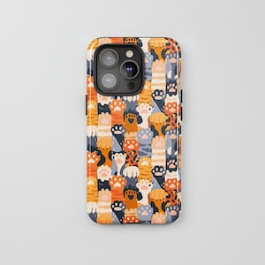 Cat phone case super cute beautiful gift cool phone case for iPhone 17, 16, 15, 14, 13, 12, 11, Pro Max, Plus, Samsung Galaxy S25, S24, S23