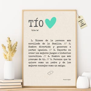 Definição de tio, significado de tio, presentes para aniversário do tio, revelação de gravidez, tio de primeira viagem, presente de sobrinhos em A3