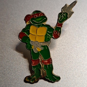 Teenage Mutant Ninja Turtles Pin, Ninja Turtles Pin, Michelangelo, Donatello, Leonardo, Raphael, Turtles, pin, vintage, gift for TMNT fan