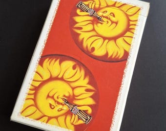 Baralho Vintage Coca-Cola, Sun, Para Entretenimento e Refresco, ForLuckVintage.Etsy.com, Baralho Colecionável