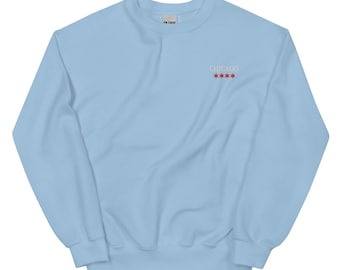 Embroidered Chicago Unisex Sweatshirt