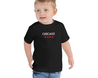 Camiseta de manga corta Chicago para niños pequeños