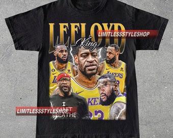 Vintage King LeFloyd T-Shirt, Unisex Man and Women Graphic Tee, LeBron James Funny Offensive Meme Shirt