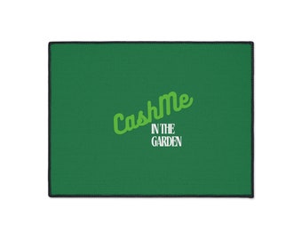 Cash me in the Garden | Tapis de sol robuste vert