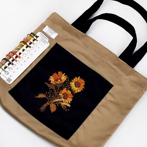 Embroidery DIY Kit, Embroidered Handbag DIY Kit, Bead Embroidery Bag, DIY embroidery Kit, Make Your Own Bead Embroidery Bag, Handmade Bag image 2