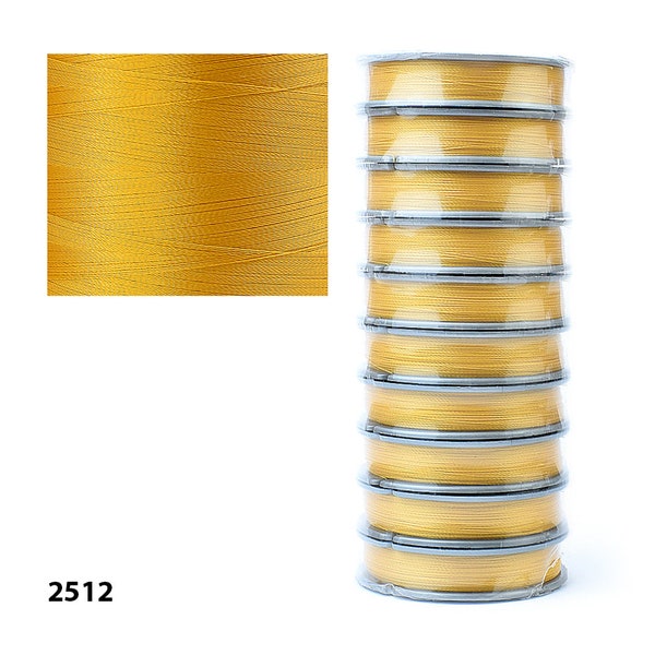 Strong polyester beading thread 100/200m Spools, Polyester Thread for Beadwork 100/200m, Beading Weaving Jewelry Supplies, Needlework Line