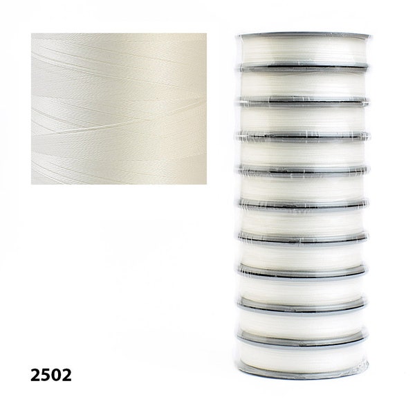 Strong Thread for Bead Embroidery and Braiding, Ariadna Tytan 100 Thread, 10 Spools, 100/200 Meters, Perfect Gift for Creative People