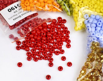 6mm Preciosa Seed Beads: Multi-Color Glass Rocailles for Jewelry Making